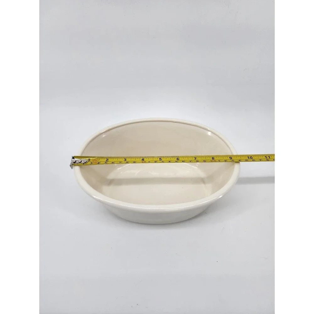 Vintage White Ceramic Serving Cookie Cassarole Dish Mallard Bird‎ Figurine Decor